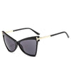 Sexy Women's Cat Eye Triangle Sunglasses Metal Fashion Sunglasses