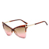 Sexy Women's Cat Eye Triangle Sunglasses Metal Fashion Sunglasses