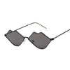 Small Frame Sunglasses Women Retro Lips Mirror Metal Sun Glasses Female Vintage Brand Designer Lunette