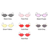 Small Frame Sunglasses Women Retro Lips Mirror Metal Sun Glasses Female Vintage Brand Designer Lunette