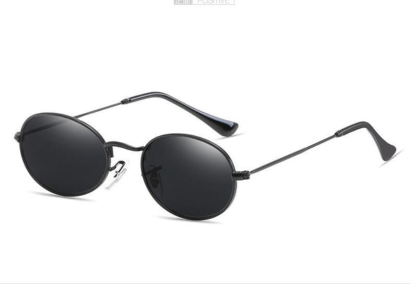 Small Oval Mirror Sunglasses For Women Pink Luxury  Men Brand Designer Eyewear Shades Ladies Alloy Sun Glasses UV400 Eyegla