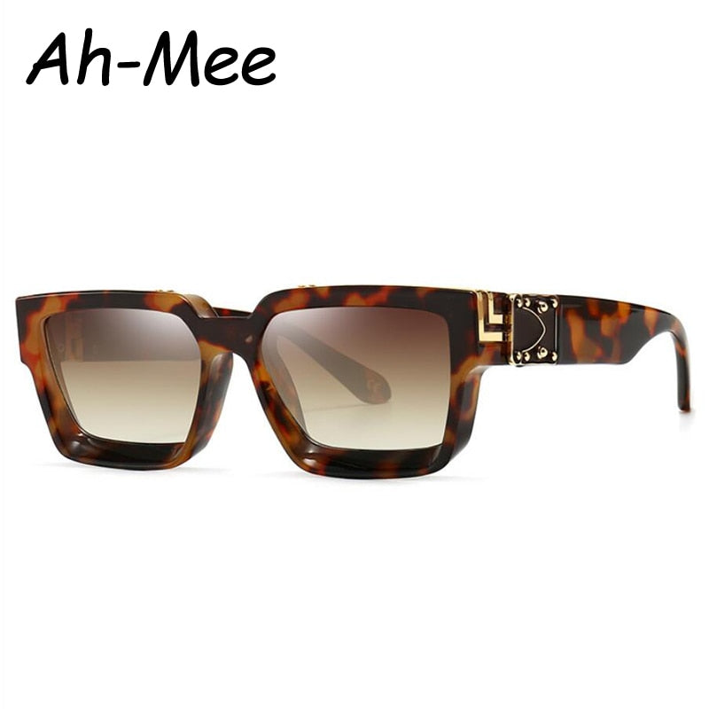 Small Rectangle Sunglasses Women Luxury Brand Men Shades Retro