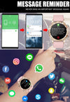 Jollynova 1.32'' Full Touch Screen Answer Dial Call Sports Smartwatch CF89