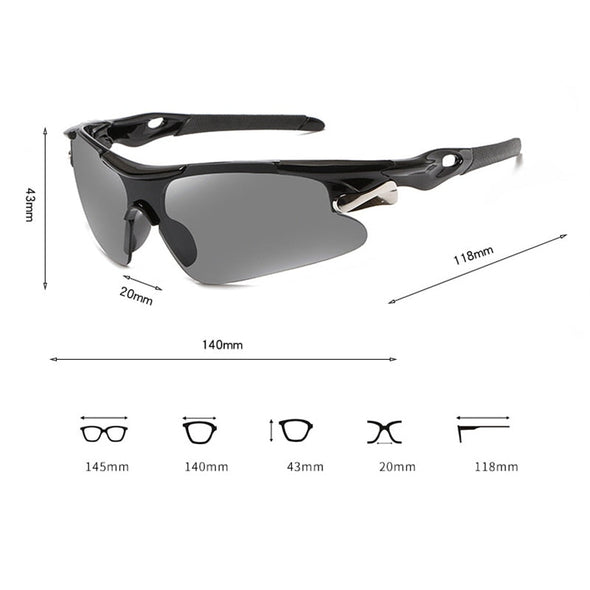 Sports Men Sunglasses Road Bicycle Glasses Mountain Cycling Riding Protection Goggles Eyewear Mtb Bike Sun Glasses