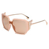 Fashion Diamond Wings Vintage Oversized  Women Shades