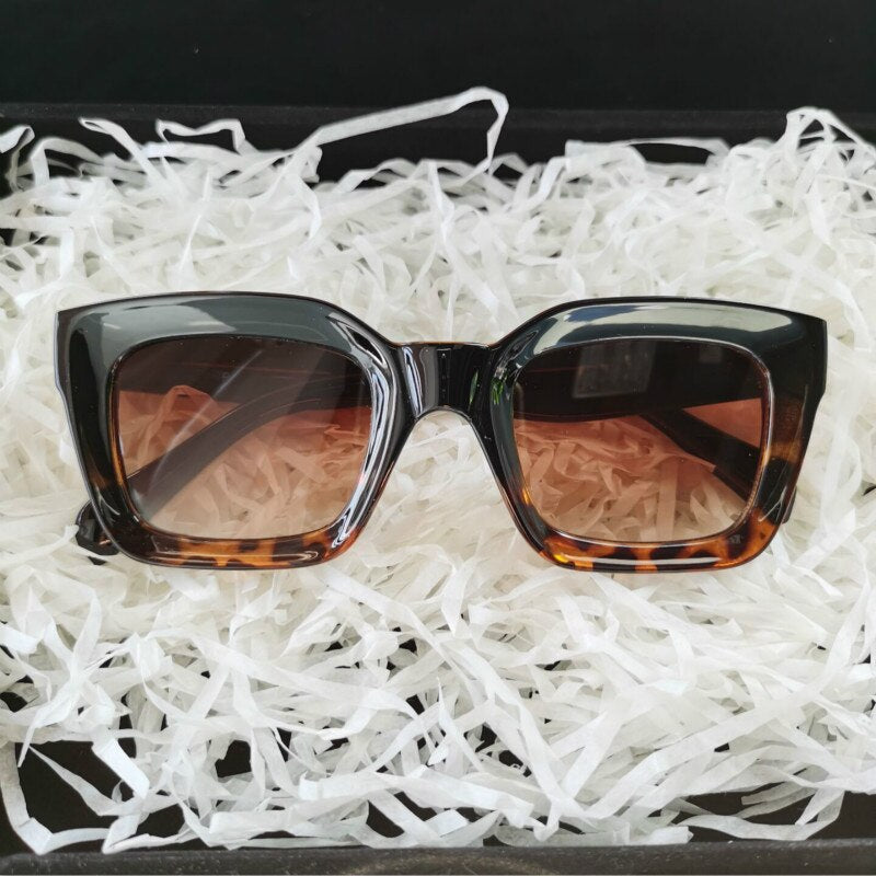 Square Retro Sunglasses Men 2022 Luxury Brand Designer Sun glasses Wo –  Jollynova