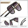 Square Sunglasses Men Luxury Brand Designer Vintage Anti Glare Driving Mirror Sun Glasses Female UV400 Trending Goggles 2022