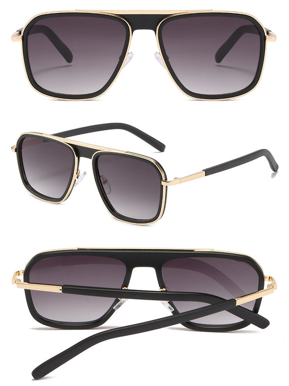 Square Sunglasses Men Luxury Brand Designer Vintage Anti Glare Driving Mirror Sun Glasses Female UV400 Trending Goggles 2022