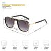 Square Sunglasses Men Luxury Brand Designer Vintage Anti Glare Driving Mirror Sun Glasses Female UV400 Trending Goggles 2022