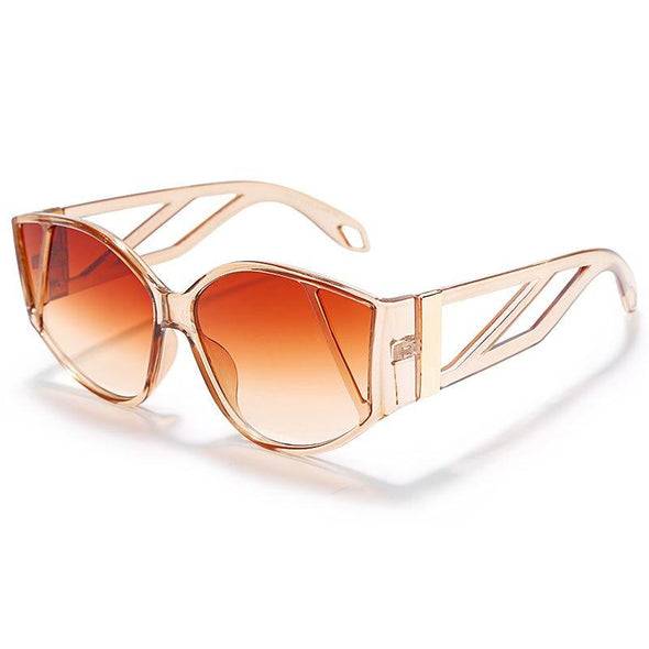 Steampunk Cat Eye Sunglasses Luxury Brand Designer Sunglasses Men Retro Vintage Sunglasses Eyewear