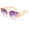 Steampunk Cat Eye Sunglasses Luxury Brand Designer Sunglasses Men Retro Vintage Sunglasses Eyewear