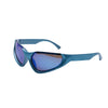 Steampunk Mirror Sports Sunglasses Women Punk Wrap Around Sun Glasses For Men Windproof Goggles UV400 Half Frame Eyewears