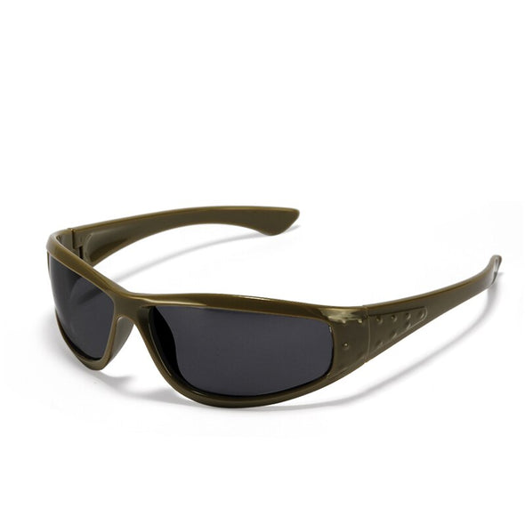 Steampunk Y2k Sunglasses Goggle New Women Men Sport Sun Glasses Punk Trendy 2000's Sunshade Eyeglasses Lady Luxury Eyewear
