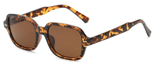 Womens Trendy Vintage Retro Square 70s Sunglasses For Women Classic Small Shades UV400 Glasses