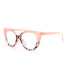 Cat Eye Computer Glasses Women Anti Blue Light Eyeglasses Double Bridge Fashion Eyewear UV Protection Spectacle Frames