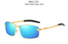 Classic Aluminum Sunglasses Men's brand designer Polarized Coating Lens Square Men Driving Sun Glasses