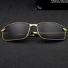 Classic Aluminum Sunglasses Men's brand designer Polarized Coating Lens Square Men Driving Sun Glasses