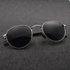 New Gothic Steampunk Polarized Sunglasses Brand Designer Vintage Round Sun Glasses UV400 Eyewear For Men Women