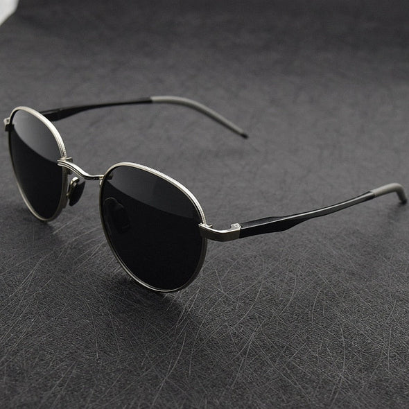 New Gothic Steampunk Polarized Sunglasses Brand Designer Vintage Round Sun Glasses UV400 Eyewear For Men Women