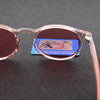 New Ultralight TR90 Polarized Sunglasses Men Women Driving Round Pink Shades Vintage Sun Glasses