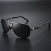 Top Quality Square Retro Photochromic Aluminum Sunglasses Men Polarized Driving Women Sun Glasses For Men Brown