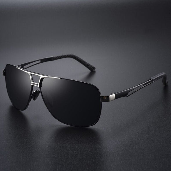 Top Quality Square Retro Photochromic Aluminum Sunglasses Men Polarized Driving Women Sun Glasses For Men Brown