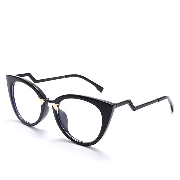 Trends Cat Eye Optical Glasses Frames Women Men Luxury Computer Glasses Spectacles Clear Lens Eyewear Red Green Eyeglasses UV400