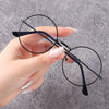 Trends Office Cat Eye Anti Blue Light Glasses Women Blue Blocking Computer Goggles Oversized Big Size Eyeglasses Alloy Frame
