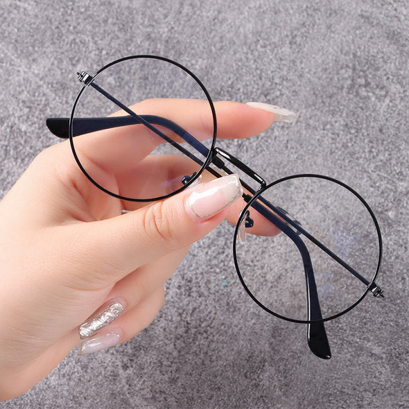 Trends Office Cat Eye Anti Blue Light Glasses Women Blue Blocking Computer Goggles Oversized Big Size Eyeglasses Alloy Frame