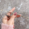 Trends Office Cat Eye Anti Blue Light Glasses Women Blue Blocking Computer Goggles Oversized Big Size Eyeglasses Alloy Frame