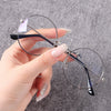 Trends Office Cat Eye Anti Blue Light Glasses Women Blue Blocking Computer Goggles Oversized Big Size Eyeglasses Alloy Frame