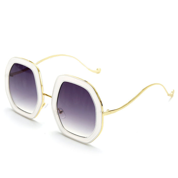 Trendy Oversized Sunglasses Women Luxury Brand Designer Irregular Sun Glasses Men UV400 Shades Punk Fashion Eyewear