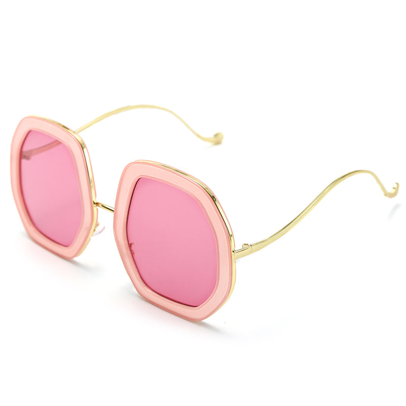 Trendy Oversized Sunglasses Women Luxury Brand Designer Irregular