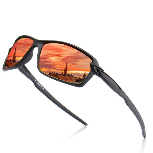 Unisex Polarized Sunglasses Men Brand Designer Square Sports Sun Glasses Vintage Protective Driving Male Goggle Women Eyewears