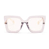 Vintage Glasses Women Men Square Clear Glasses Optical Eyeglasses Frame Transparent Lens Spectacle Frame NOT Anti Blue Light
