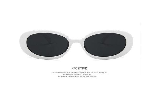 Vintage Oval  Sunglasses Women Luxury Brand Designer Small Oval Sun Glasses Retro Black Red Glasses ladies Goggle