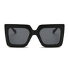 Vintage Oversized Square Sunglasses Women Brand Designer Luxury Retro Black Frame Sun Glasses Female UV400 Shades