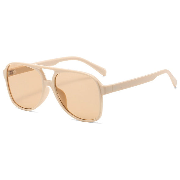 Vintage Oversized Sunglasses Woman Fashion Brand Big Frame Sun Glasses Female Candy Colors Ins Style Aviation Oculos De Sol