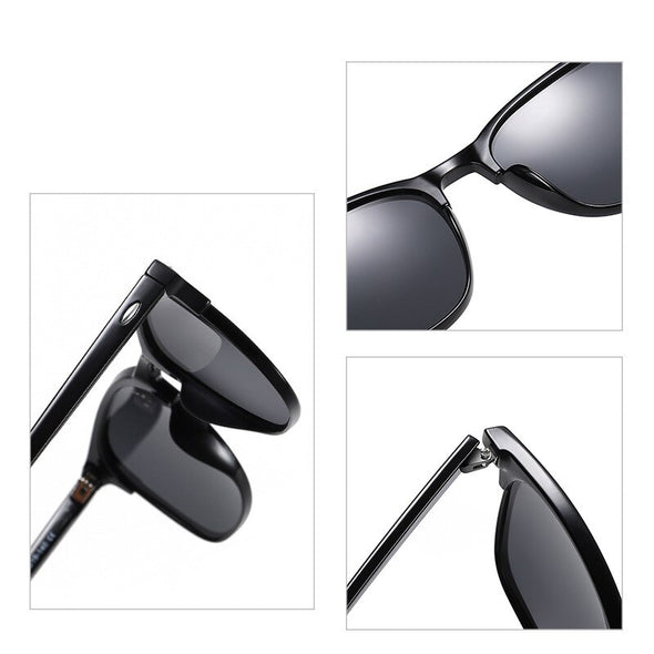 Vintage Polarized Sunglasses Men Women Brand Design Eye Sun Glasses Semi Rimless Classic  Shades Oculos De Sol UV400