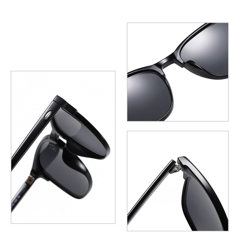 Vintage Polarized Sunglasses Men Women Brand Design Eye Sun