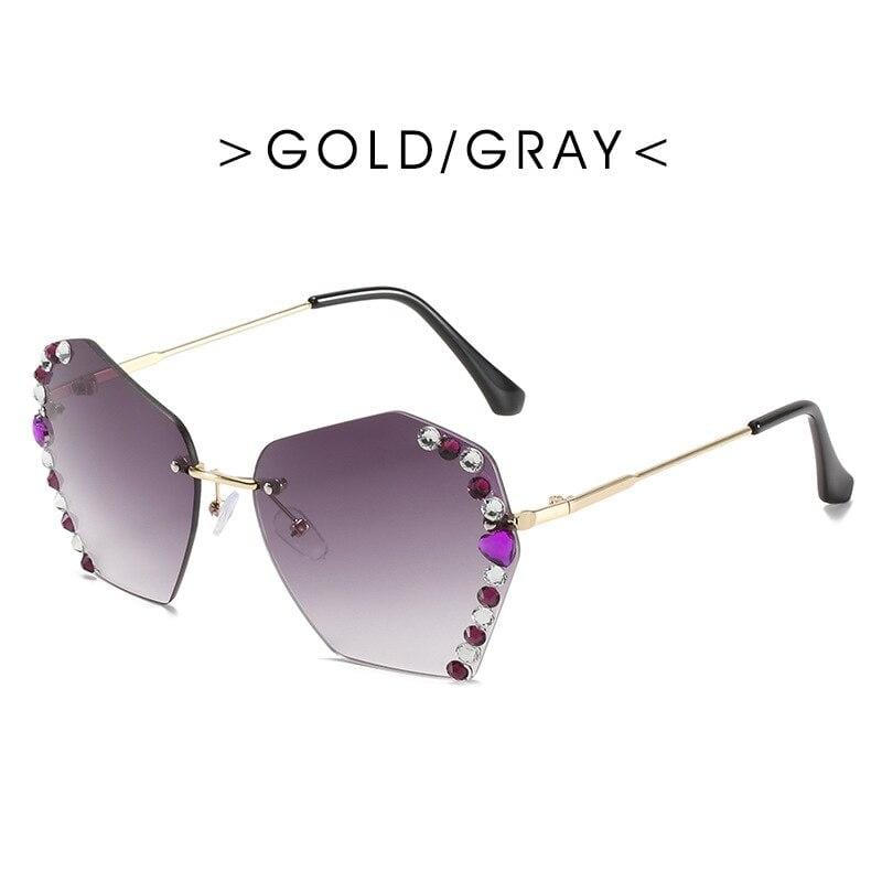 Vintage sale rimless eyeglasses