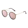 Vintage Round Polarized Sunglasses Men Women Double Bridge Metal Frame Sunglasses Driving UV400