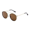 Vintage Round Polarized Sunglasses Men Women Double Bridge Metal Frame Sunglasses Driving UV400