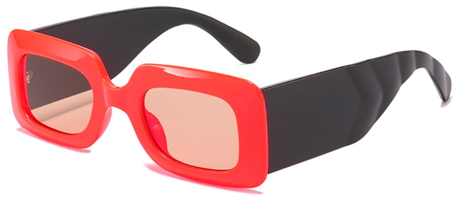 Men's Basic Square AC Square Full Frame Sunglasses