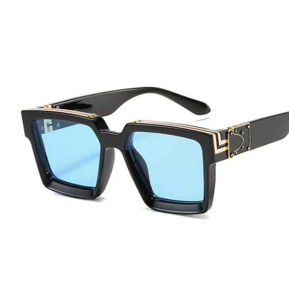 Vintage Square Sunglasses Man Woman Driver Shades Male Sun Glasses Fashion Gradient Big Frame Outdoor Oculos De Sol Masculino