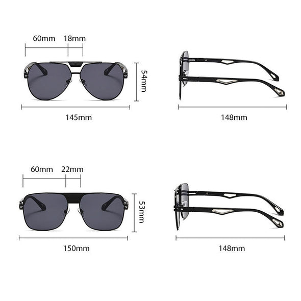 Vintage Sunglasses Men Fashion Trend Gradient Square Sun Glasses For Women Brand Designer Driving Shades Ladies Oculos De Sol