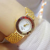 2022 New Fashion Quartz Wrist Watches Gold Diamond Crystal Watch (with a ins Bracelet as gift)