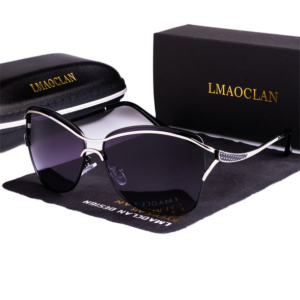 Polarized Sunglasses Luxury Fashion Ladies Vintage Brand Designer Female Driving Oversized Sun Glasses Oculos Gafas