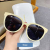 YOOSKE  Women's Sunglasses Fashion Big Round Sun Glasses for Female Oversized Shades Vintage Jelly Color Pink Sunglass UV400