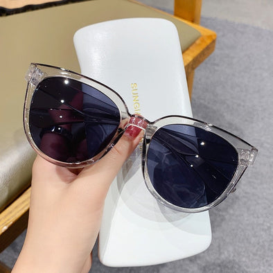 YOOSKE  Women's Sunglasses Fashion Big Round Sun Glasses for Female Oversized Shades Vintage Jelly Color Pink Sunglass UV400